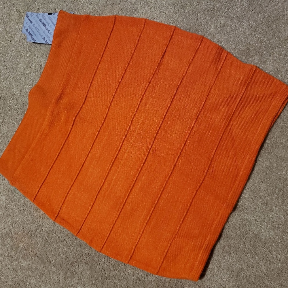 NWT Orange Mini Skirt - Size L